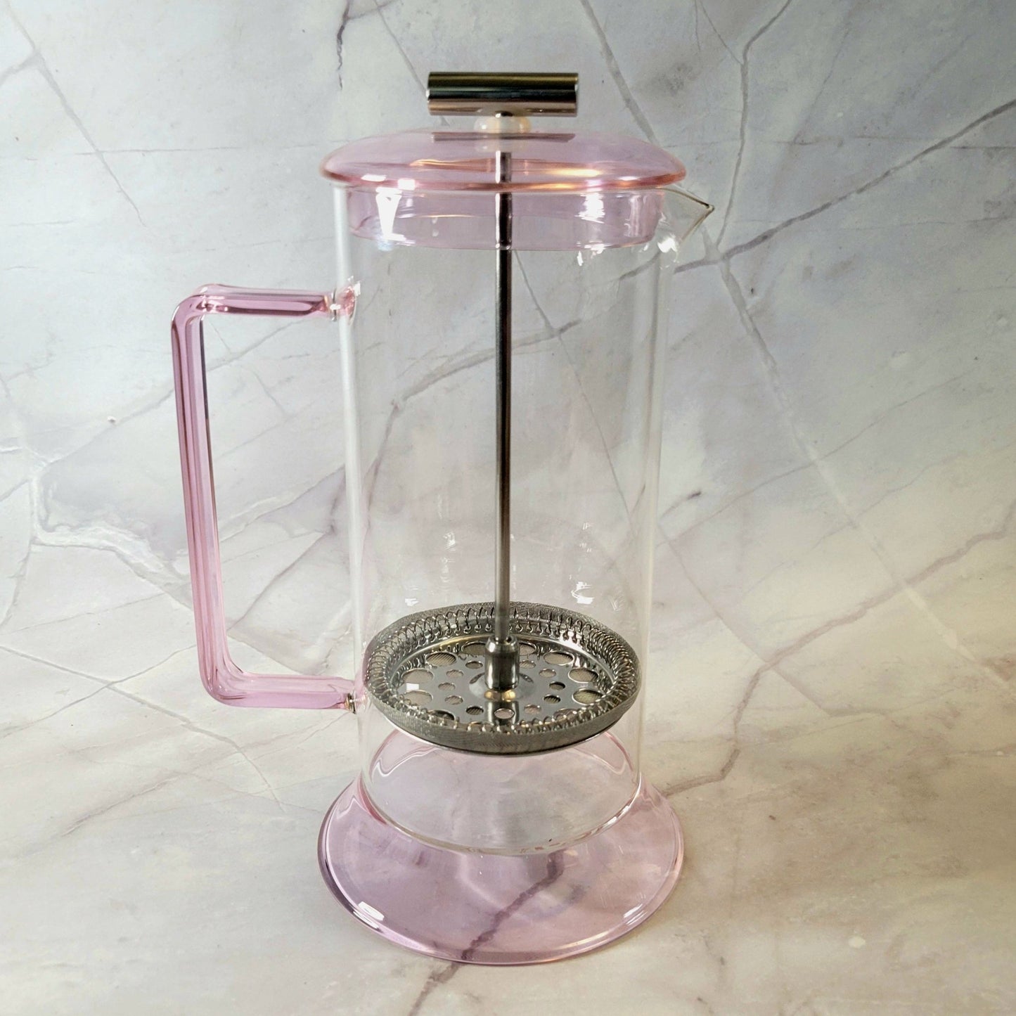 French Press in Pink - Lady Love Coffee